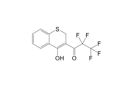 2,2,3,3,3-Pentafluoro-1-(4-hydroxy-2H-thiochromen-3-yl)-propan-1-one