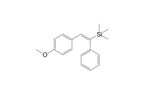 (E)-1-Phenyl-1-trimethylsilyl-2-(4-methoxyphenyl)ethene