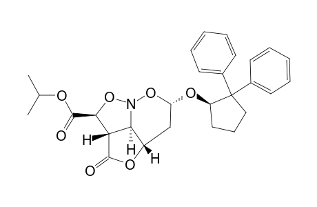 #45B;(+)-(2S,2AR,4AS,6S,7BS)-6-[(1R)-(2-DIPHENYLCYCLOPENTYL)-OXY]-3-OXOOCTAHYDRO-1,4,7-TRIOXA-7A-AZABICYCLOPENT-[CD]-INDENE-2-CARBOXYLIC-ACID-1-METHYLETHYLESTE