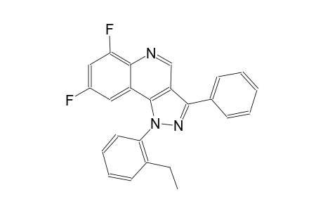 1-(2-ethylphenyl)-6,8-difluoro-3-phenyl-1H-pyrazolo[4,3-c]quinoline