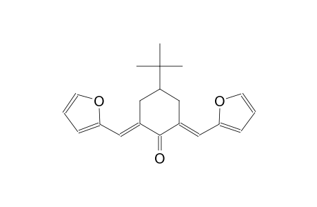 cyclohexanone, 4-(1,1-dimethylethyl)-2,6-bis(2-furanylmethylene)-,(2E,6E)-
