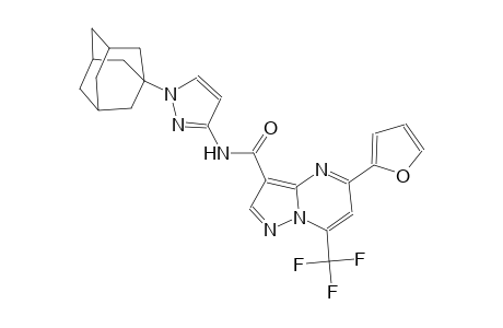 N-[1-(1-adamantyl)-1H-pyrazol-3-yl]-5-(2-furyl)-7-(trifluoromethyl)pyrazolo[1,5-a]pyrimidine-3-carboxamide