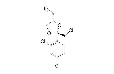 TRANS-2-(2,4-DICHLOROPHENYL)-2-CHLOROMETHYL-1,3-DIOXOLANE-4-METHANOL