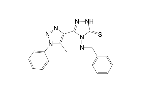 4-(benzylideneamino)-3-(5-methyl-1-phenyl-1H-1,2,3-triazol-4-yl)-1H-1,2,4-triazole-5(4H)-thione