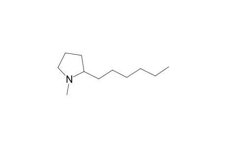 Pyrrolidine, 2-hexyl-1-methyl-