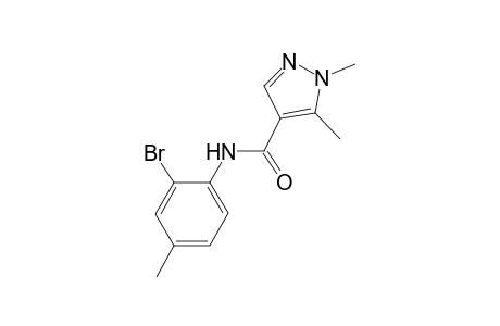 N-(2-bromo-4-methylphenyl)-1,5-dimethyl-1H-pyrazole-4-carboxamide