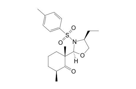 (2R,6S)-2-[(2S,4S)-4-ethyl-3-(4-methylphenyl)sulfonyl-1,3-oxazolidin-2-yl]-2,6-dimethyl-cyclohexan-1-one