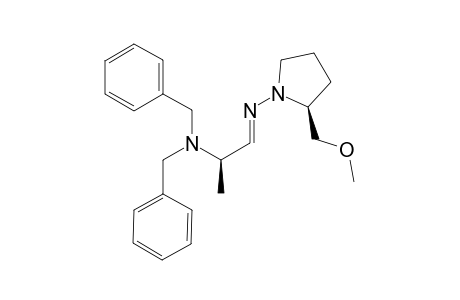 (S,S)-1-(2-Dibenzylamino-2-methylacetaldehyde)-2-methoxymethylpyrrolidinehydrazone