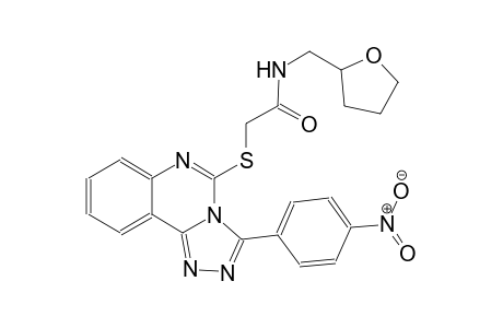 acetamide, 2-[[3-(4-nitrophenyl)[1,2,4]triazolo[4,3-c]quinazolin-5-yl]thio]-N-[(tetrahydro-2-furanyl)methyl]-