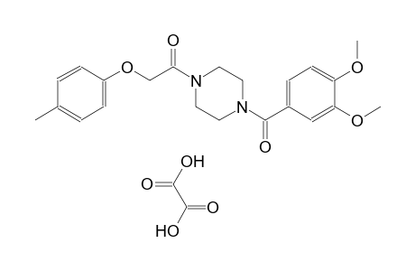 1-(4-(3,4-dimethoxybenzoyl)piperazin-1-yl)-2-(p-tolyloxy)ethanone oxalate