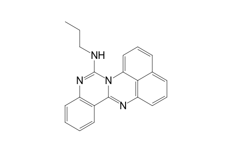 6-[Propylamino]quinazolino[3,4-a]perimidine