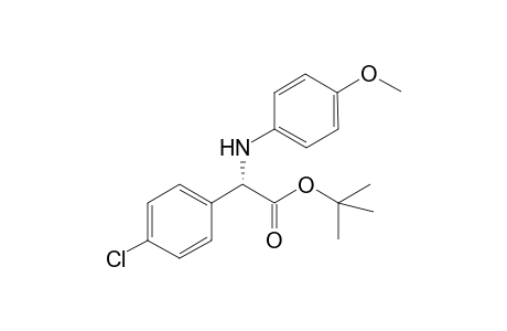 (S)-tert-Butyl-2-(4-chlorophenyl)-2-((4-methoxyphenyl)amino)acetate