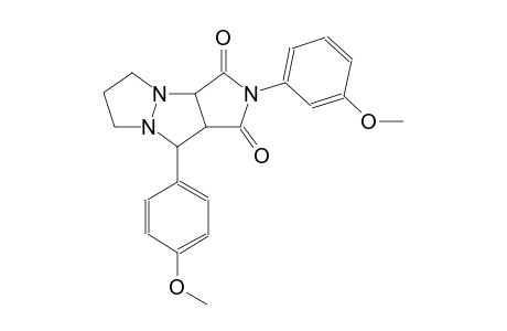 2-(3-methoxyphenyl)-9-(4-methoxyphenyl)tetrahydro-5H-pyrazolo[1,2-a]pyrrolo[3,4-c]pyrazole-1,3(2H,3aH)-dione