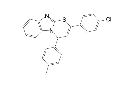 2-(4-Chlorophenyl)-4-(p-tolyl)-4H-benzo[4,5]imidazo[2,1-b][1,3]thiazine