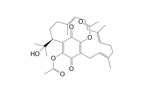 Secotridentochinon-diacetate