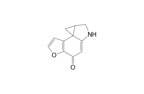 (7bRS,8aSR)-1,2,8,8a-Tetrahydro-4H-cyclopropa[c]furo[3,2-e]indol-4-one