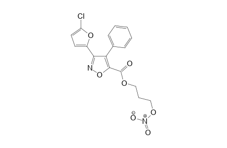 3-(Nitroxy)propyl [3-(5-Chlorofuran-2-yl)-4-phenylisoxazole-5-yl]carboxylate