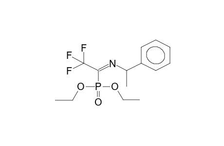 DIETHYL 1-(ALPHA-METHYLBENZYLIMINO)-2,2,2-TRIFLUOROETHYLPHOSPHONATE