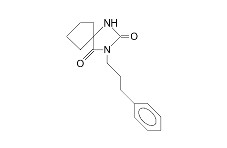 3-(3-Phenyl-propyl)-1,3-diaza-spiro(4.4)nonane-2,4-dione