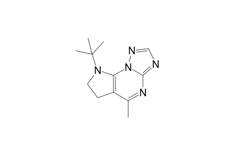 8-tert-butyl-7,8-dihydro-5-methyl-6H-pyrrolo[3,2-e][1,2,4]triazolo[1,5-a]pyrimidine