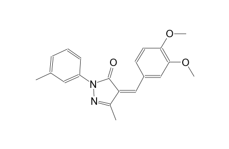 (4Z)-4-(3,4-dimethoxybenzylidene)-5-methyl-2-(3-methylphenyl)-2,4-dihydro-3H-pyrazol-3-one