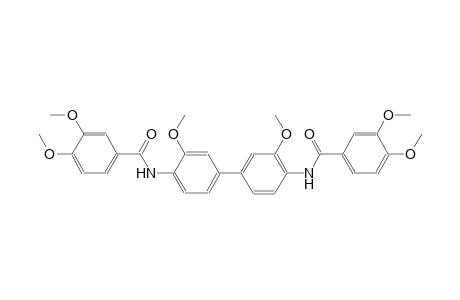 N-{4'-[(3,4-dimethoxybenzoyl)amino]-3,3'-dimethoxy[1,1'-biphenyl]-4-yl}-3,4-dimethoxybenzamide
