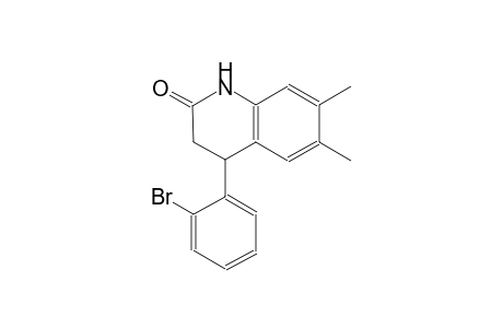 2(1H)-quinolinone, 4-(2-bromophenyl)-3,4-dihydro-6,7-dimethyl-