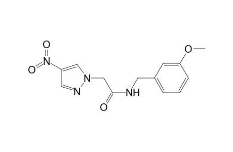 1H-Pyrazole-1-acetamide, N-[(3-methoxyphenyl)methyl]-4-nitro-