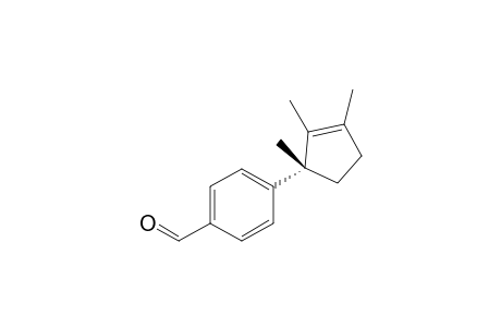 4-((R)-1,2,3-Trimethyl-cyclopent-2-enyl)-benzaldehyde