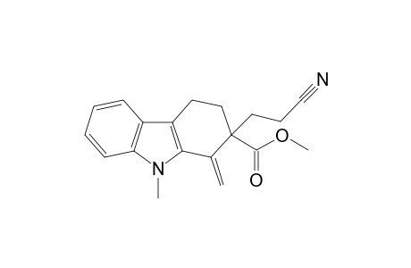 2-(2-cyanoethyl)-9-methyl-1-methylene-3,4-dihydrocarbazole-2-carboxylic acid methyl ester