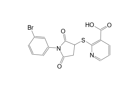 3-pyridinecarboxylic acid, 2-[[1-(3-bromophenyl)-2,5-dioxo-3-pyrrolidinyl]thio]-