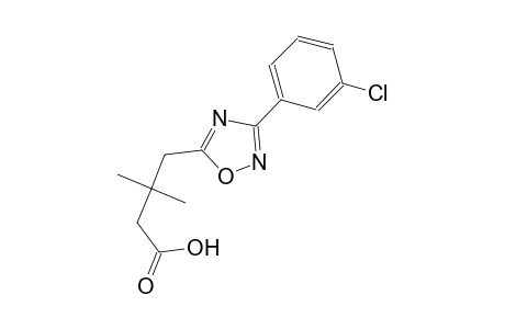 1,2,4-oxadiazole-5-butanoic acid, 3-(3-chlorophenyl)-beta,beta-dimethyl-