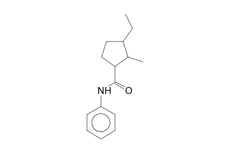 3-Ethyl-2-methyl-N-phenylcyclopentanecarboxamide