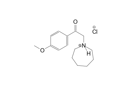 1-[2-(4-methoxyphenyl)-2-oxoethyl]hexahydro-1H-azepinium chloride