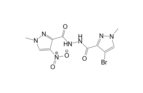 N'-[(4-bromo-1-methyl-1H-pyrazol-3-yl)carbonyl]-1-methyl-4-nitro-1H-pyrazole-3-carbohydrazide