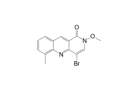4-BROMO-2-METHOXY-6-METHYLBENZO-[B]-[1,6]-NAPHTHYRIDIN-1(2H)-ONE