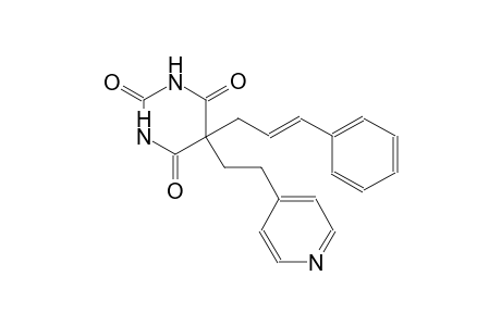 5-[(2E)-3-phenyl-2-propenyl]-5-[2-(4-pyridinyl)ethyl]-2,4,6(1H,3H,5H)-pyrimidinetrione
