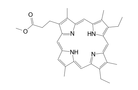 2,4-Diethyl-7-[2-methoxycarbonyl)ethyl]-1,3,5,8-tetramethylporphyrin