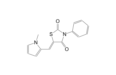 (5Z)-5-[(1-methyl-1H-pyrrol-2-yl)methylene]-3-phenyl-1,3-thiazolidine-2,4-dione