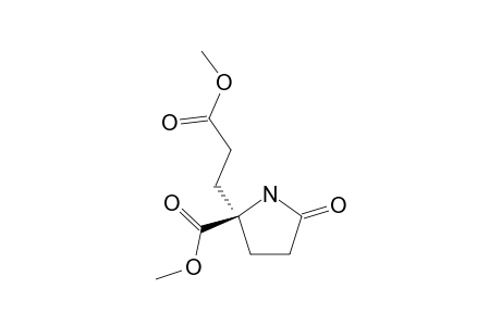 METHYL-2-[2-(METHOXYCARBONYL)-ETHYL]-5-OXO-2-PYRROLIDINECARBOXYLATE