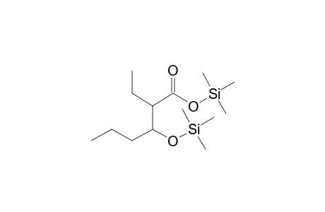 Hexanoic acid, 2-ethyl-3-[(trimethylsilyl)oxy]-, trimethylsilyl ester