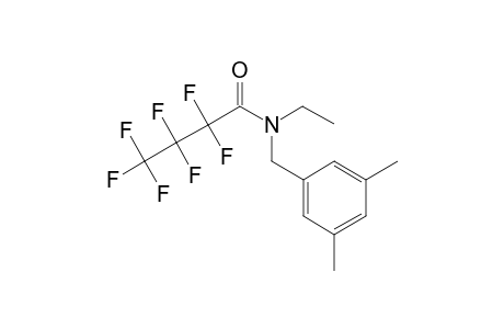 Heptafluorobutyramide, N-(3,5-dimethylbenzyl)-N-ethyl-