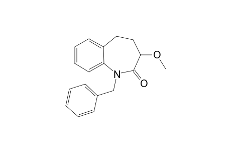 1-Benzyl-1-aza-2-oxo-3-methoxy-benzo[6,7-a]cycloheptane