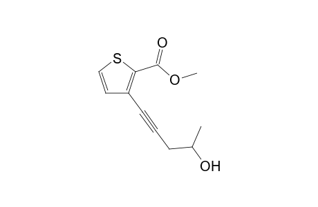 Methyl 3-(4-hydroxypent-1-yn-1-yl)thiophene-2-carboxylate