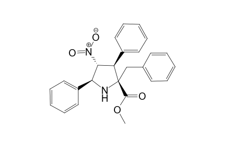 (2S,3R,4R,5S)-Methyl 2-benzyl-4-nitro-3,5-diphenylpyrrolidine-2-carboxylate