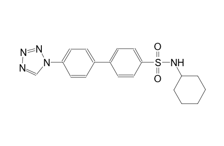 N-cyclohexyl-4'-(1H-tetraazol-1-yl)[1,1'-biphenyl]-4-sulfonamide