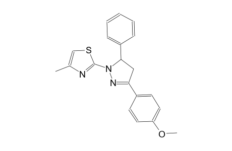 thiazole, 2-[4,5-dihydro-3-(4-methoxyphenyl)-5-phenyl-1H-pyrazol-1-yl]-4-methyl-