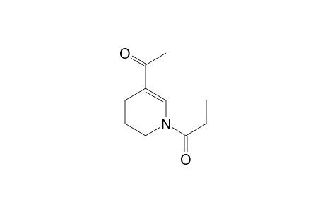 1-(5-acetyl-3,4-dihydro-2H-pyridin-1-yl)propan-1-one