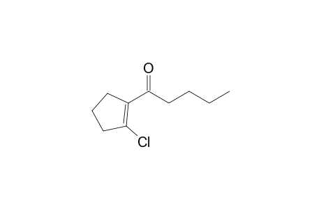 2-Chloro-1-(pentanoyl)cyclopent-1-ene