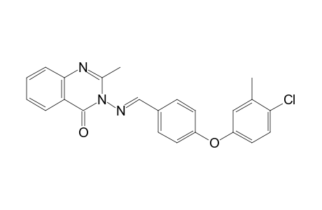 3-({(E)-[4-(4-Chloro-3-methylphenoxy)phenyl]methylidene}amino)-2-methylquinazolin-4(3H)-one